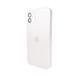 Чехол для смартфона AG Glass Matt Frame Color для iPhone 11 Pearly White 666-00529 фото 1