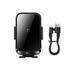Тримач для мобiльного Baseus Halo Electric Wireless Charging Car Mount 15W Black 656-00427 фото 3