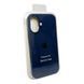 Силіконовий чохол для iPhone 16 Dark Blue 666-01164 фото 7