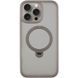 Чохол TPU+PC Metal Buttons with MagSafe Colorful HQ Ring для iPhone 15 Pro (6.1") Grey 555-00641 фото 1