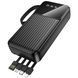 Зовнішній акумулятор BOROFONE BJ76A Smart power bank with 4 cables(20000mAh) Black 6941991120053 фото 4