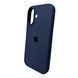 Силіконовий чохол для iPhone 16 Dark Blue 666-01164 фото 4