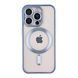 Чехол TPU Metallic Chrome Full Camera with Magsafe для iPhone 13 Pro Blue 214-02889 фото