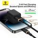 Кабель Baseus Dura Series Fast Charging Cable USB to iP 2.4A 1m Gold+Black P10377801U01-00 фото 10