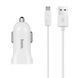 Автомобильное зарядное устройство Hoco Z2 1.5A micro USB Белое 209-00032 фото 1