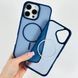 Силіконовий чохол Matte Color Case With Magnetic Thin Circle для iPhone 16 Pro Black 214-03089 фото 2