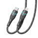 Кабель USB Ridea RC-RL15 RGB Light Type-C to Lightning 30W 1.2m Черный 209-00348 фото 4