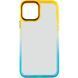 Чохол TPU+PC Fresh sip series для Apple iPhone 14 Plus (6.7") Бірюзовий / Помаранчевий 777-06691 фото 2