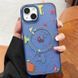 Чохол TPU+PC Flush with MagSafe для iPhone 14 (6.1") Dark blue 555-00375 фото 2