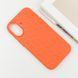Чехол TPU Weaving для iPhone 16 (6.1") Orange 555-00325 фото 2