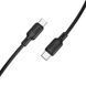 Кабель BOROFONE BX113 Lenny 60W silicone charging data cable C to C(L=2M) Black 6941991115516 фото 1