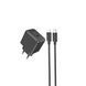 Сетевое зарядное устройство HOCO CS13A Ocean single port PD20W Charger Set(C to iP) Black 656-01363 фото 1