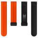 Силіконовий ремінець Classy для Smart Watch 20mm Orange / Black 212-01471 фото 3
