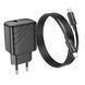 Мережевий зарядний пристрій з кабелем HOCO CS22A Value single port PD30W charger set(Type-C to Type-C) Black 209-00365 фото 8
