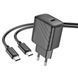 Мережевий зарядний пристрій з кабелем HOCO CS22A Value single port PD30W charger set(Type-C to Type-C) Black 209-00365 фото 6