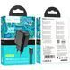 Мережевий зарядний пристрій з кабелем HOCO CS22A Value single port PD30W charger set(Type-C to Type-C) Black 209-00365 фото 2