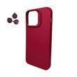 Чехол Silky Cam Protect для iPhone 14 Pro Max Wine Red 666-02370 фото