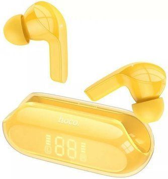Беспроводные Bluetooth наушники Hoco EW39 TWS с активным шумоподавлением Желтые 202-00386 фото