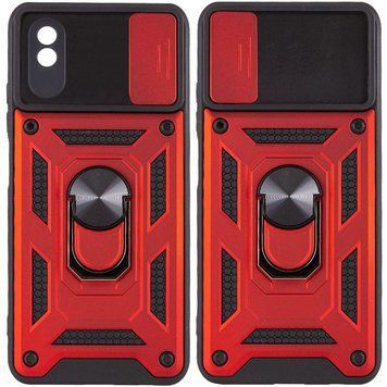 Ударопрочный чехол Camshield Serge Ring для Xiaomi Redmi 9A Red 777-04640 фото