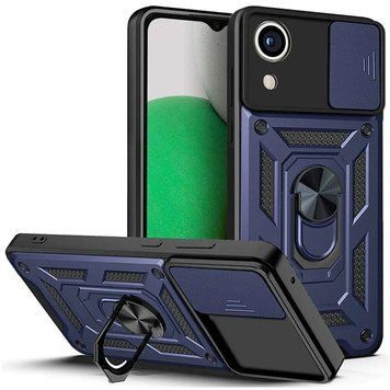 Ударопрочный чехол Camshield Serge Ring для Samsung Galaxy A03 Core Blue 777-04637 фото