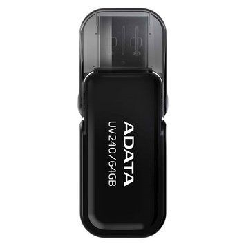 Флеш-накопичувач ADATA USB 2.0 AUV 240 64Gb Black AUV240-64G-RBK фото
