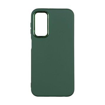Чехол Silicone Cover Metal frame для Samsung Galaxy A24 4G (A245) Army green 208-03431 фото