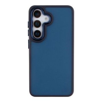 Чехол TPU+PC Space II Color Matte для Samsung Galaxy S25 5G (S931) Dark Blue 757-00814 фото