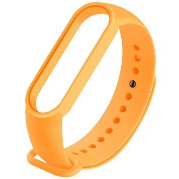 Силиконовый ремешок для Xiaomi Mi Band 3/4 Bright Orange 212-01174 фото