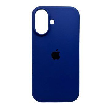 Силиконовый чехол для iPhone 16 Navy Blue 666-01175 фото