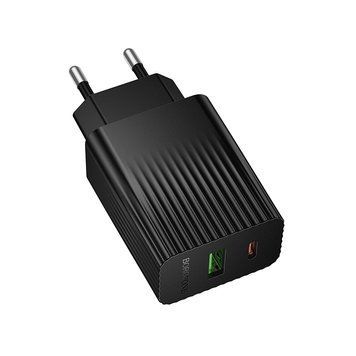 Мережевий зарядний пристрій BOROFONE BAS74A Source PD20W+QC3.0 charger (EU) Black 6941991122750 фото