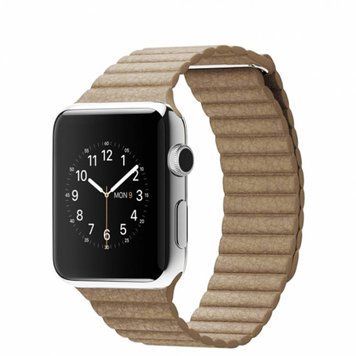 Шкіряний ремінець Leather Loop для Apple Watch 38/40/41 mm Tan 212-00912 фото