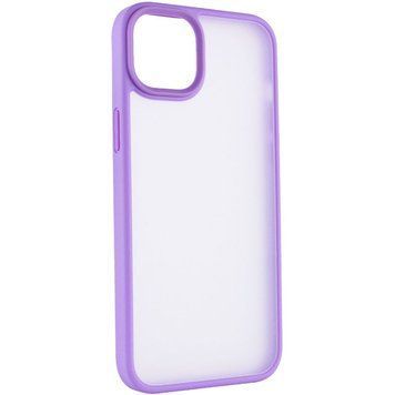 TPU+PC чохол Metal Buttons для Apple iPhone 15 Plus (6.7") Бузковий 777-08276 фото