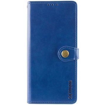 Кожаный чехол-книжка GETMAN Gallant (PU) для Samsung Galaxy A36 5G Синий 777-06200 фото