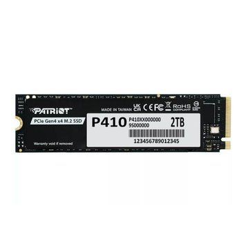 Накопитель SSD M.2 Patriot P410 2TB NVMe 2280 PCIe Gen4 x4 5000/4500 TLC P410P2TBM28H фото