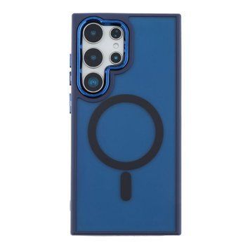 Чохол TPU+PC Space Magnetic Color with Magsafe для Samsung Galaxy S24 Ultra 5G (S928) Dark Blue 214-02189 фото
