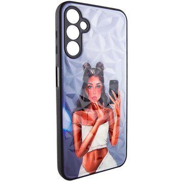 TPU+PC чехол Prisma Ladies для Samsung Galaxy A05s Black in White 777-07249 фото