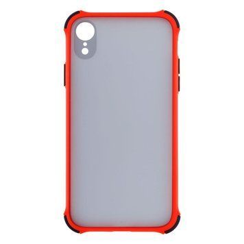 Силіконовий чохол TOTU Armor Dark with Frame для iPhone Xr Червоний 208-00986 фото