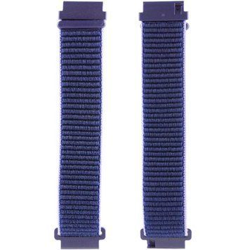 Ремінець Nylon для Smart Watch 20mm Темно-синій / Бузковий 212-01480 фото