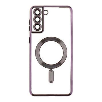Чехол Wave TPU Metallic with Magsafe для Samsung Galaxy S21 Plus (G996) Dark Purple 555-00162 фото