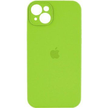 Силіконовий чохол з закритою камерою для iPhone 15 Shiny Green 666-01019 фото