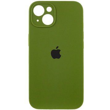 Чохол Silicone Case Full Size with Frame для iPhone 15 Plus Army Green 208-05056 фото