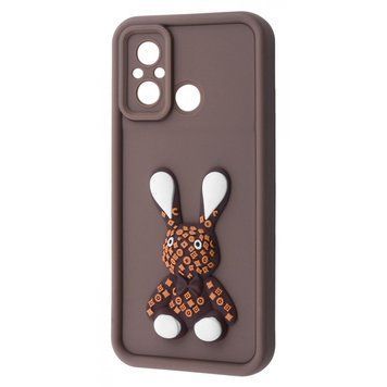 Чехол Pretty Things Case для Xiaomi Redmi 12C Brown/Rabbit 777-02335 фото