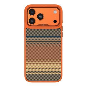 Чохол Kajsa Resort Collection Gradient Stripe with MagSafe для iPhone 17 Pro Max / 18 Pro Max (6.9") Orange Plus O-Ring 2020000507178 фото
