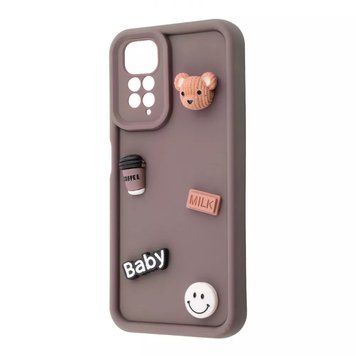 Чехол Pretty Things Case для Xiaomi Redmi Note 11 4G/Redmi Note 11S Brown/Bear 777-02038 фото