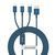 Кабель Baseus Superior Series Fast Charging 3-in-1 (Micro USB+Lightning+Type-C) 3.5A (1.5m) Blue CAMLTYS-03 фото