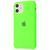 Силиконовый чехол для iPhone 11 Shiny Green 208-00242 фото