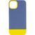 Чехол TPU+PC Bichromatic для Apple iPhone 13 (6.1") Blue / Yellow 555-04000 фото