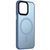 TPU+PC чохол Metal Buttons with MagSafe Colorful для Apple iPhone 13 (6.1") Sierra Blue 555-03068 фото