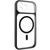 Чохол TPU+PC GETMAN Moon Clear with MagSafe для Apple iPhone 12 Pro Max (6.7") Black 656-08445 фото