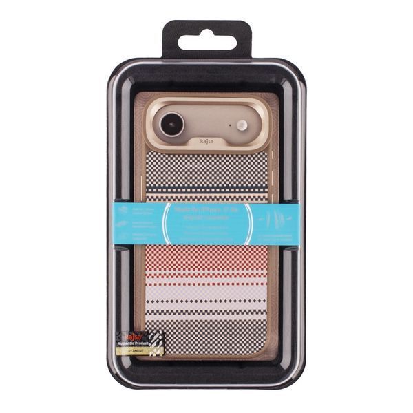 Чохол Kajsa Resort Collection Gradient Stripe with MagSafe для iPhone 17 Air Desert Gold O-Ring 2020000507529 фото